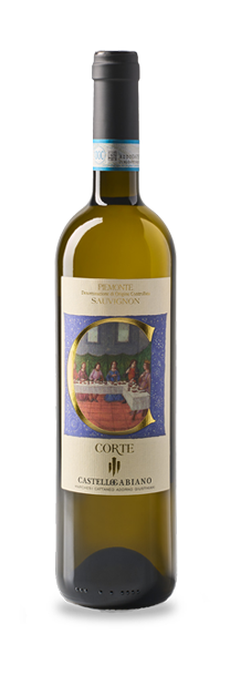 Bottiglia di vino Corte, Monferrato bianco DOC